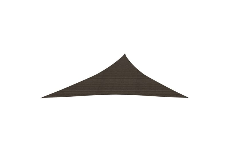 Aurinkopurje 160 g/m² ruskea 3x4x5 m HDPE - Ruskea - Puutarhakalusteet - Aurinkosuoja - Aurinkopurje