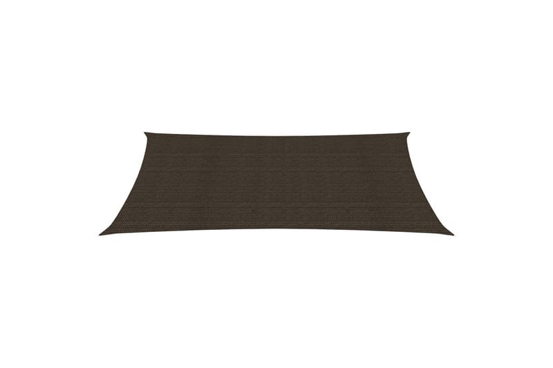 Aurinkopurje 160 g/m² ruskea 4x6 m HDPE - Ruskea - Puutarhakalusteet - Aurinkosuoja - Aurinkopurje