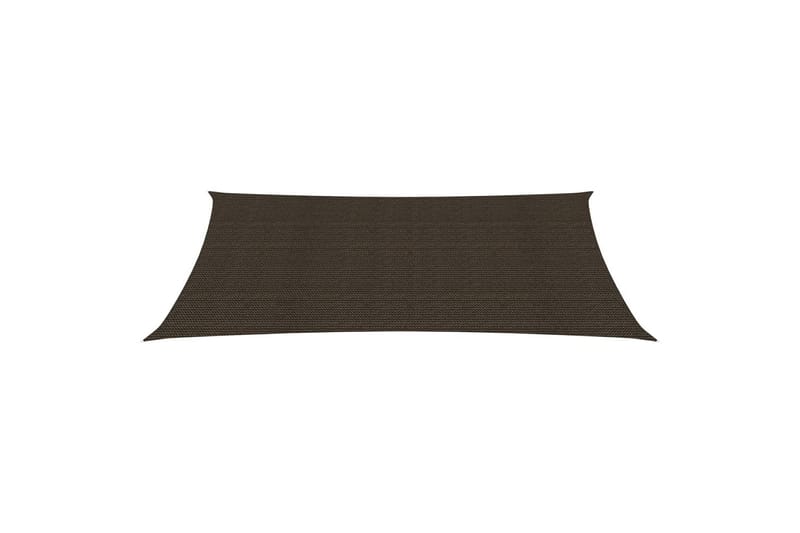 Aurinkopurje 160 g/m² ruskea 6x8 m HDPE - Ruskea - Puutarhakalusteet - Aurinkosuoja - Aurinkopurje