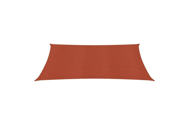 Aurinkopurje 160 g/m² terrakotta 2,5x3,5 m HDPE - Ruskea - Puutarhakalusteet - Aurinkosuoja - Aurinkopurje