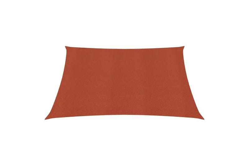 Aurinkopurje 160 g/m² terrakotta 2,5x3 m HDPE - Ruskea - Puutarhakalusteet - Aurinkosuoja - Aurinkopurje