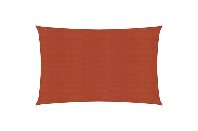Aurinkopurje 160 g/m² terrakotta 3x4,5 m HDPE - Ruskea - Puutarhakalusteet - Aurinkosuoja - Aurinkopurje