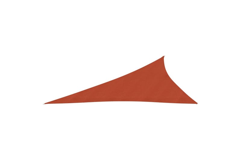 Aurinkopurje 160 g/m² terrakotta 3x4x5 m HDPE - Ruskea - Puutarhakalusteet - Aurinkosuoja - Aurinkopurje