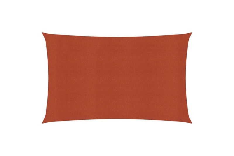 Aurinkopurje 160 g/m² terrakotta 4x7 m HDPE - Ruskea - Puutarhakalusteet - Aurinkosuoja - Aurinkopurje