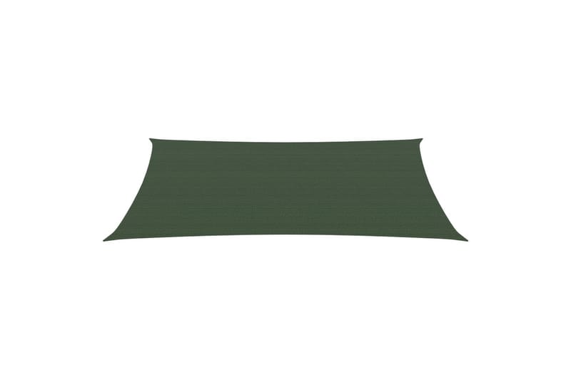 Aurinkopurje 160 g/m² tummanvihreä 2x5 m HDPE - Vihreä - Puutarhakalusteet - Aurinkosuoja - Aurinkopurje