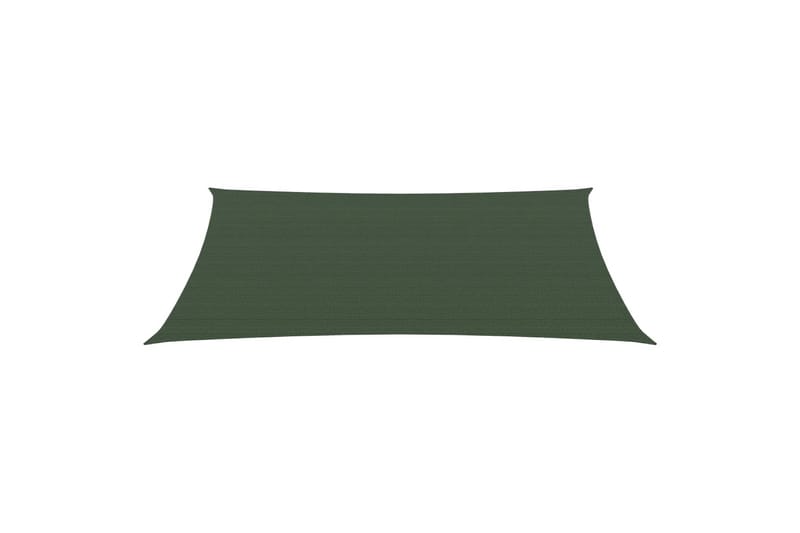 Aurinkopurje 160 g/m² tummanvihreä 3x4 m HDPE - Vihreä - Puutarhakalusteet - Aurinkosuoja - Aurinkopurje