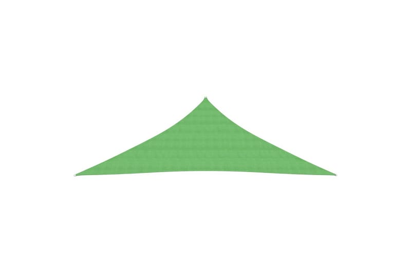 Aurinkopurje 160 g/m² vaaleanvihreä 2,5x2,5x3,5 m HDPE - Vihreä - Puutarhakalusteet - Aurinkosuoja - Aurinkopurje