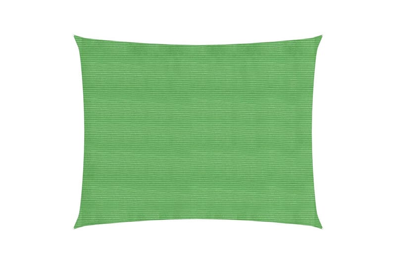 Aurinkopurje 160 g/m² vaaleanvihreä 3x4,5 m HDPE - Vihreä - Puutarhakalusteet - Aurinkosuoja - Aurinkopurje