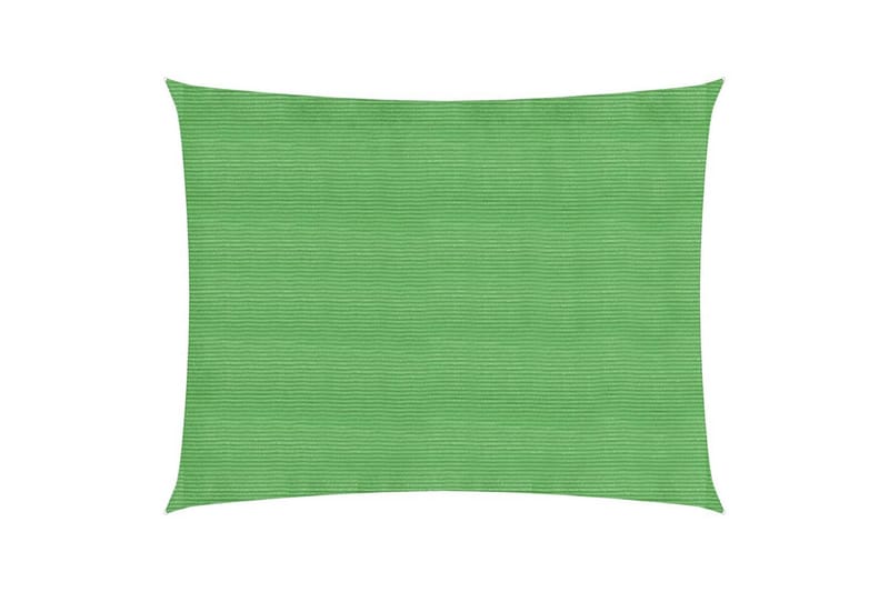 Aurinkopurje 160 g/m² vaaleanvihreä 3x4 m HDPE - Vihreä - Puutarhakalusteet - Aurinkosuoja - Aurinkopurje