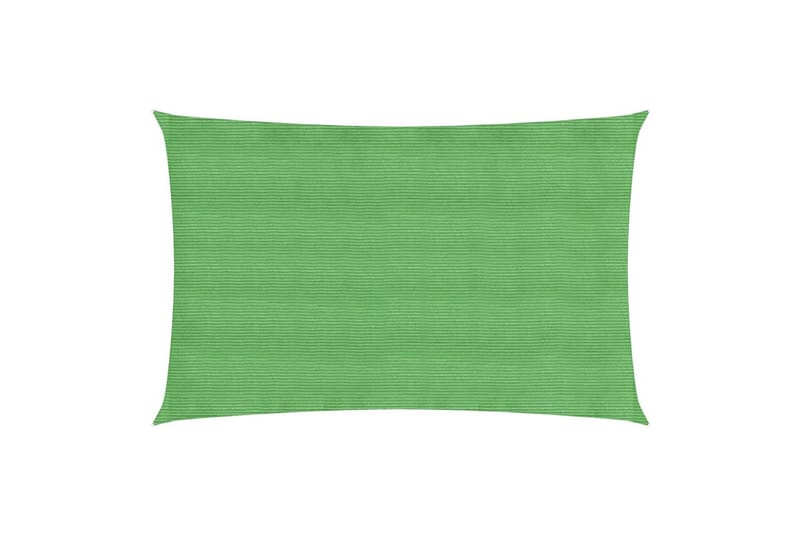 Aurinkopurje 160 g/m² vaaleanvihreä 4x7 m HDPE - Vihreä - Puutarhakalusteet - Aurinkosuoja - Aurinkopurje