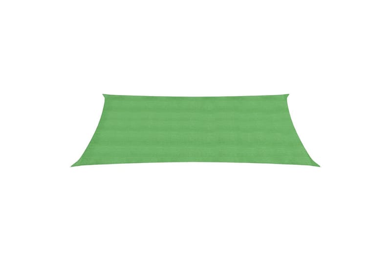Aurinkopurje 160 g/m² vaaleanvihreä 4x7 m HDPE - Vihreä - Puutarhakalusteet - Aurinkosuoja - Aurinkopurje