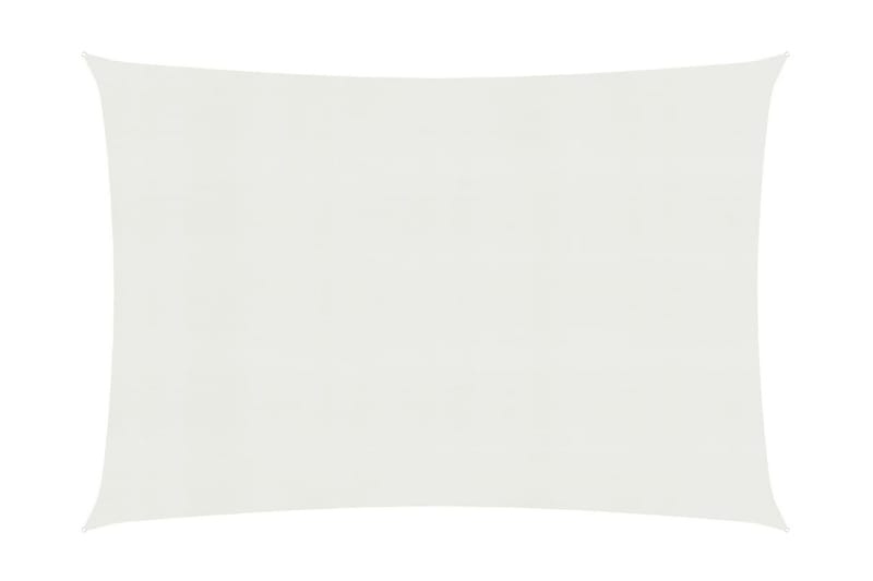 Aurinkopurje 160 g/m² valkoinen 2,5x3,5 m HDPE - Puutarhakalusteet - Aurinkosuoja - Aurinkopurje