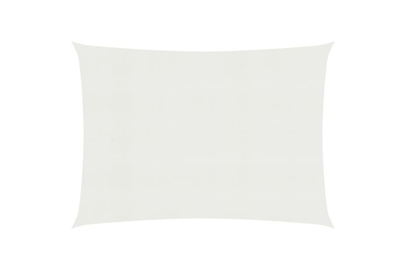 Aurinkopurje 160 g/m² valkoinen 3,5x5 m HDPE - Puutarhakalusteet - Aurinkosuoja - Aurinkopurje