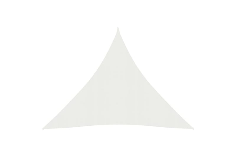Aurinkopurje 160 g/m² valkoinen 3x3x3 m HDPE - Valkoinen - Puutarhakalusteet - Aurinkosuoja - Aurinkopurje