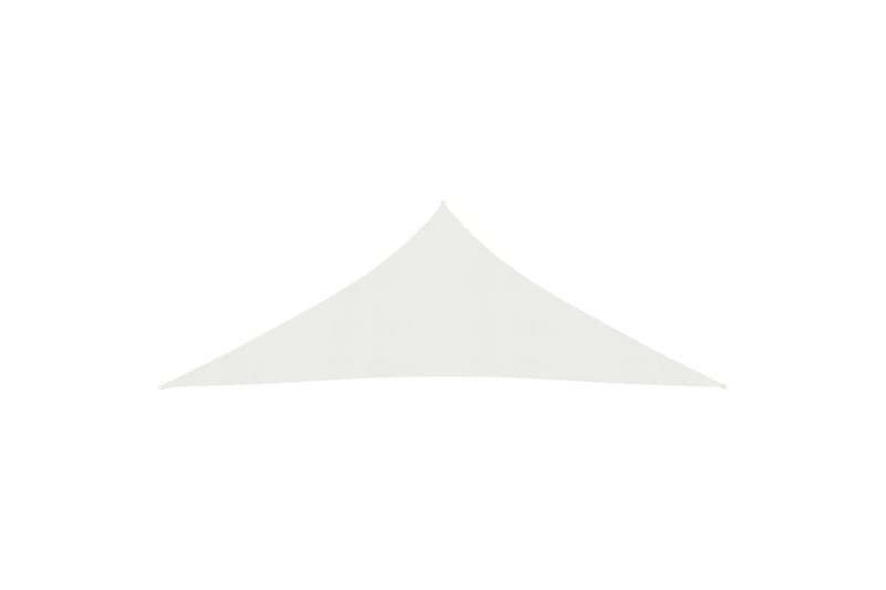 Aurinkopurje 160 g/m² valkoinen 3x3x3 m HDPE - Valkoinen - Puutarhakalusteet - Aurinkosuoja - Aurinkopurje