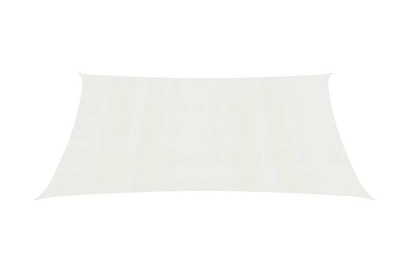 Aurinkopurje 160 g/m² valkoinen 4x7 m HDPE - Puutarhakalusteet - Aurinkosuoja - Aurinkopurje
