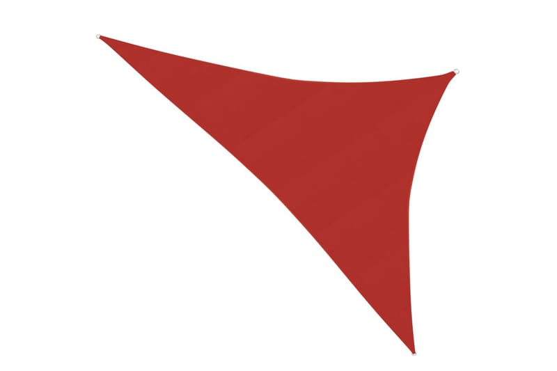 Aurinkopurje 160 g/m² punainen 3x4x5 m HDPE - Punainen - Puutarhakalusteet - Aurinkosuoja - Aurinkopurje