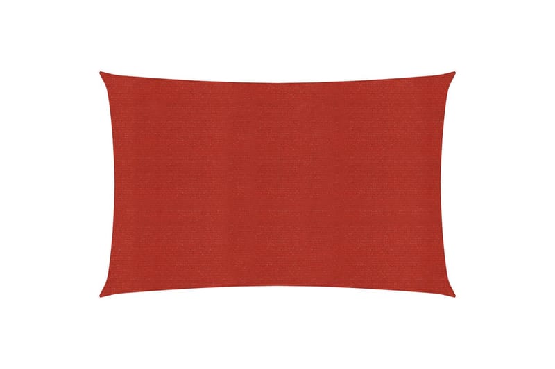 Aurinkopurje 160 g/m² punainen 3x4,5 m HDPE - Punainen - Puutarhakalusteet - Aurinkosuoja - Aurinkopurje