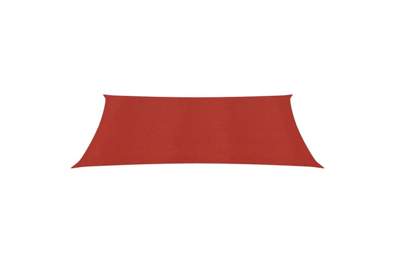 Aurinkopurje 160 g/m² punainen 4x5 m HDPE - Punainen - Puutarhakalusteet - Aurinkosuoja - Aurinkopurje
