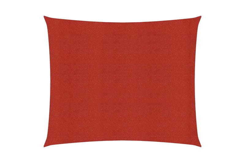 Aurinkopurje 160 g/m² punainen 3x3 m HDPE - Puutarhakalusteet - Aurinkosuoja - Aurinkopurje