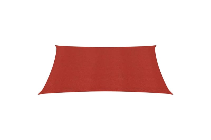 Aurinkopurje 160 g/m² punainen 2x2 m HDPE - Puutarhakalusteet - Aurinkosuoja - Aurinkopurje