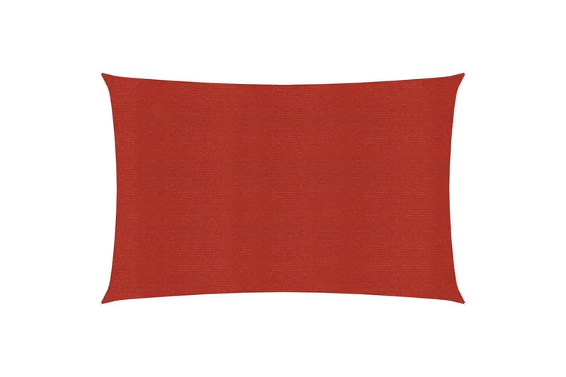 Aurinkopurje 160 g/m² punainen 4x5 m HDPE - Punainen - Puutarhakalusteet - Aurinkosuoja - Aurinkopurje