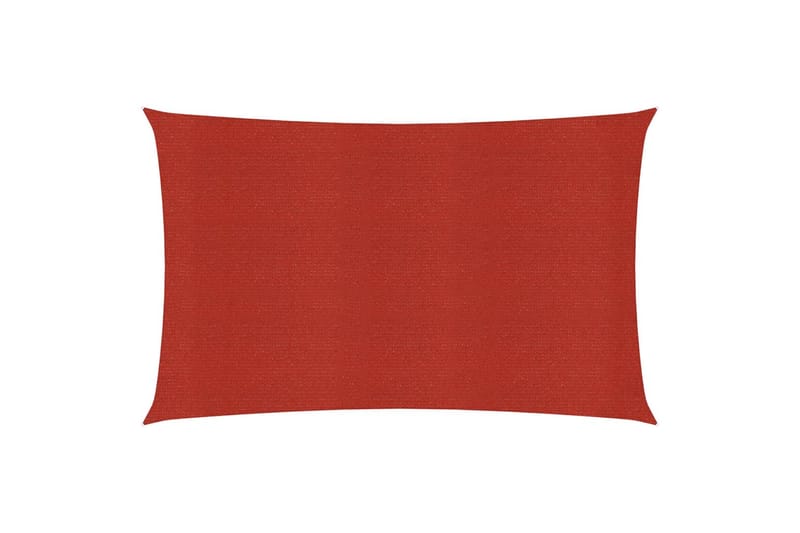 Aurinkopurje 160 g/m² punainen 3x6 m HDPE - Punainen - Puutarhakalusteet - Aurinkosuoja - Aurinkopurje