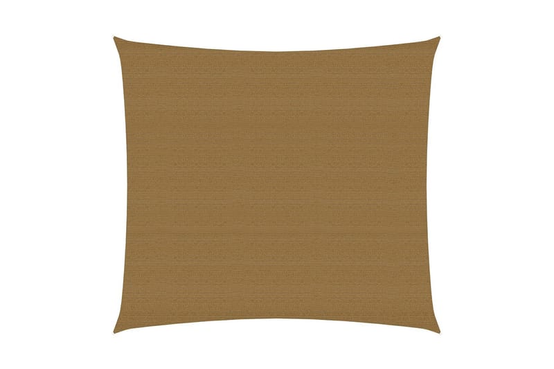 Aurinkopurje 160 g/mÂ² harmaanruskea 3,6x3,6 m HDPE - Taupe - Puutarhakalusteet - Aurinkosuoja - Aurinkopurje