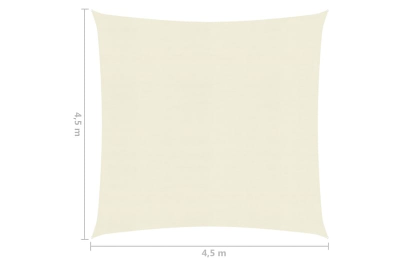 Aurinkopurje 160 g/mÂ² kerma 4,5x4,5 m HDPE - Kerma - Puutarhakalusteet - Aurinkosuoja - Aurinkopurje