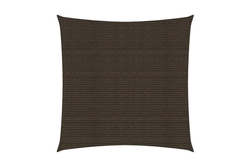Aurinkopurje 160 g/mÂ² ruskea 2,5x2,5 m HDPE - Ruskea - Puutarhakalusteet - Aurinkosuoja - Aurinkopurje