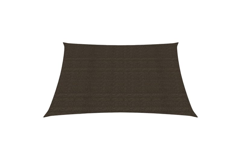 Aurinkopurje 160 g/mÂ² ruskea 5x5 m HDPE - Ruskea - Puutarhakalusteet - Aurinkosuoja - Aurinkopurje