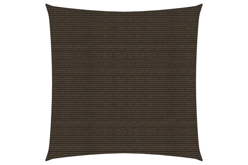 Aurinkopurje 160 g/mÂ² ruskea 5x5 m HDPE - Ruskea - Puutarhakalusteet - Aurinkosuoja - Aurinkopurje