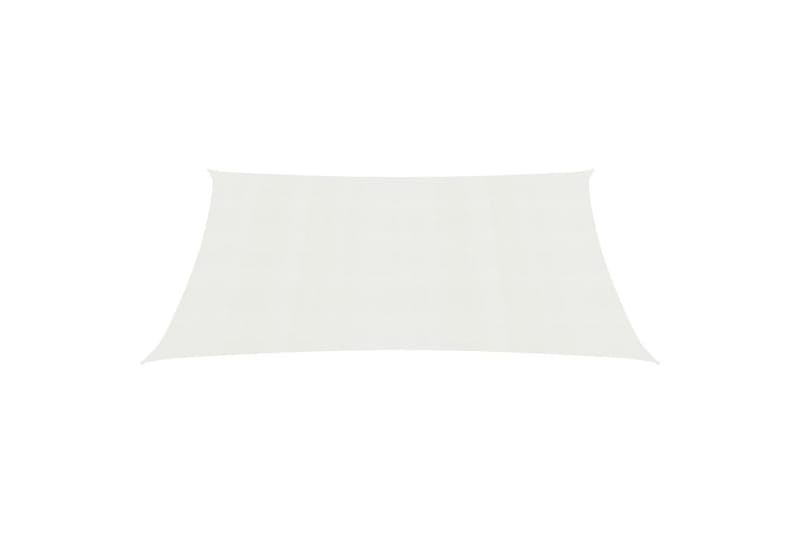 Aurinkopurje 160 g/mÂ² valkoinen 3x6 m HDPE - Valkoinen - Puutarhakalusteet - Aurinkosuoja - Aurinkopurje