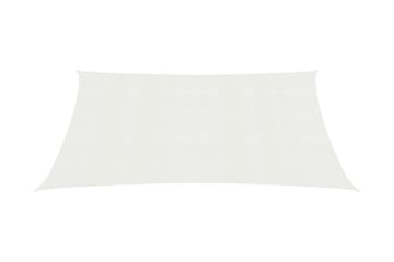Aurinkopurje 160 g/mÂ² valkoinen 6x8 m HDPE - Valkoinen - Puutarhakalusteet - Aurinkosuoja - Aurinkopurje