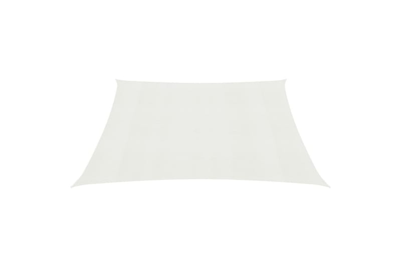 Aurinkopurje 160 g/mÂ² valkoinen 7x7 m HDPE - Valkoinen - Puutarhakalusteet - Aurinkosuoja - Aurinkopurje