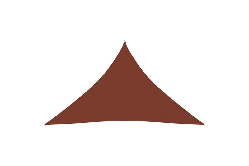 Aurinkopurje Oxford-kangas kolmio 3,5x3,5x4,9 m terrakotta - Puutarhakalusteet - Aurinkosuoja - Aurinkopurje