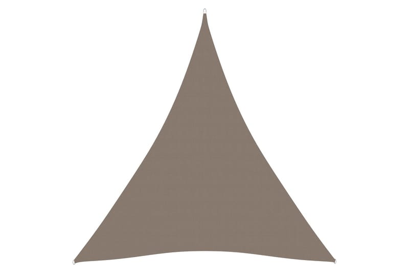 Aurinkopurje Oxford-kangas kolmio 4,5x4,5x4,5 m - Taupe - Puutarhakalusteet - Aurinkosuoja - Aurinkopurje