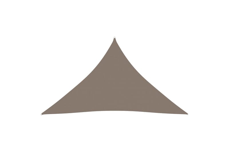Aurinkopurje Oxford-kangas kolmio 4x5x5 m harmaanruskea - Taupe - Puutarhakalusteet - Aurinkosuoja - Aurinkopurje