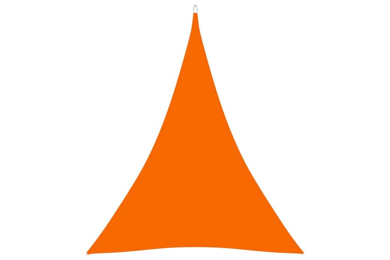 Aurinkopurje Oxford-kangas kolmio 5x6x6 m oranssi - Oranssi - Puutarhakalusteet - Aurinkosuoja - Aurinkopurje