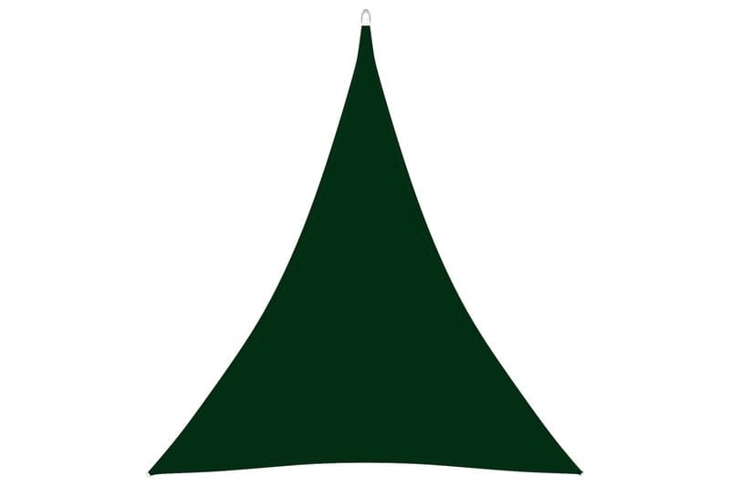 Aurinkopurje Oxford-kangas kolmio 5x6x6 m tummanvihreä - Vihreä - Puutarhakalusteet - Aurinkosuoja - Aurinkopurje
