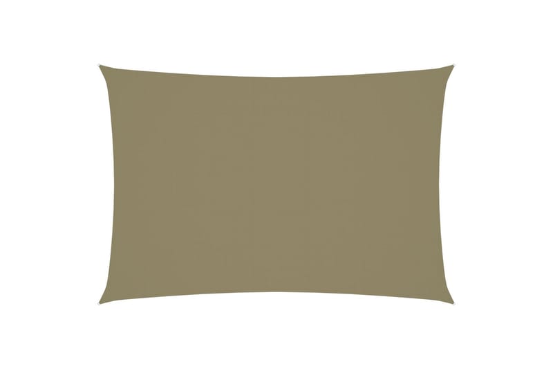 Aurinkopurje Oxford-kangas suorakaide 2,5x4,5 m beige - Beige - Puutarhakalusteet - Aurinkosuoja - Aurinkopurje