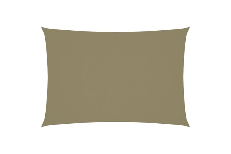 Aurinkopurje Oxford-kangas suorakaide 2,5x4,5 m beige - Beige - Aurinkopurje