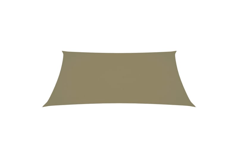 Aurinkopurje Oxford-kangas suorakaide 2,5x4,5 m beige - Beige - Puutarhakalusteet - Aurinkosuoja - Aurinkopurje