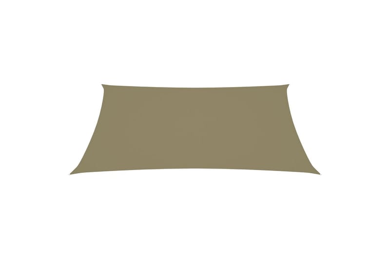 Aurinkopurje Oxford-kangas suorakaide 2,5x4 m beige - Beige - Puutarhakalusteet - Aurinkosuoja - Aurinkopurje