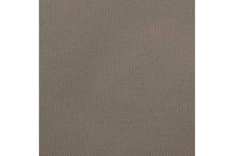 Aurinkopurje Oxford-kangas suorakaide 2,5x5 m harmaanruskea - Taupe - Puutarhakalusteet - Aurinkosuoja - Aurinkopurje
