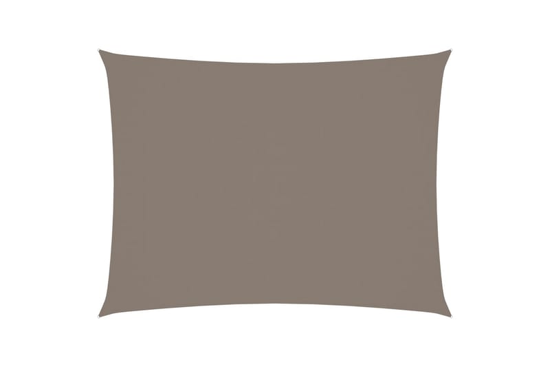 Aurinkopurje Oxford-kangas suorakaide 2x3,5 m harmaanruskea - Taupe - Puutarhakalusteet - Aurinkosuoja - Aurinkopurje