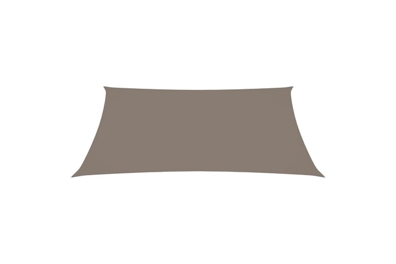 Aurinkopurje Oxford-kangas suorakaide 2x3,5 m harmaanruskea - Taupe - Puutarhakalusteet - Aurinkosuoja - Aurinkopurje
