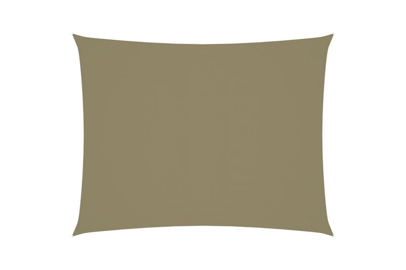 Aurinkopurje Oxford-kangas suorakaide 3,5x4,5 m beige - Beige - Puutarhakalusteet - Aurinkosuoja - Aurinkopurje