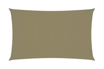 Aurinkopurje Oxford-kangas suorakaide 3x6 m beige - Puutarhakalusteet - Aurinkosuoja - Aurinkopurje