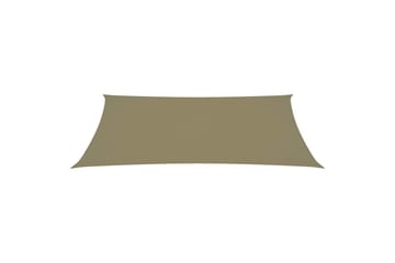 Aurinkopurje Oxford-kangas suorakaide 4x7 m beige - Beige - Puutarhakalusteet - Aurinkosuoja - Aurinkopurje